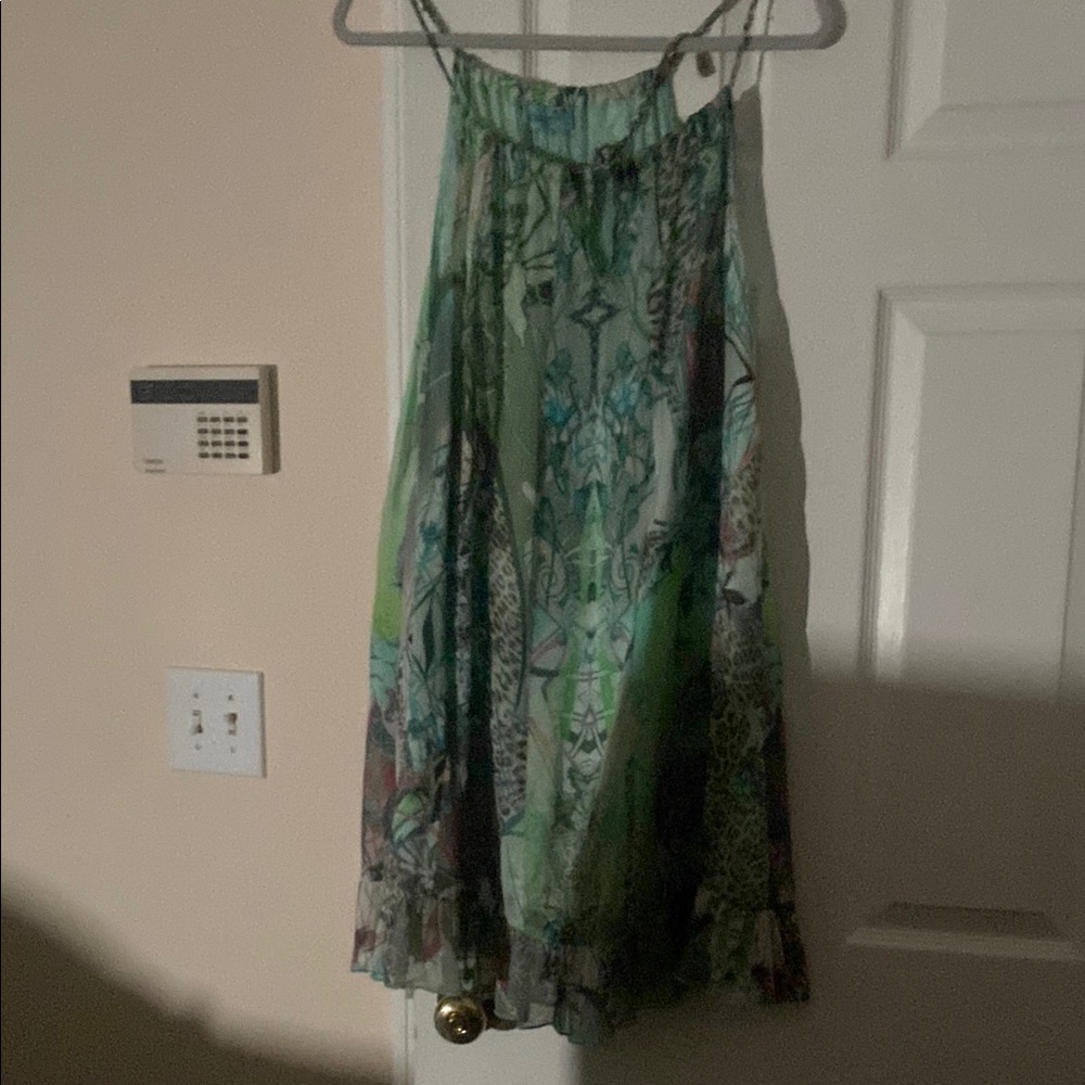 Elegant Green Patterned dress